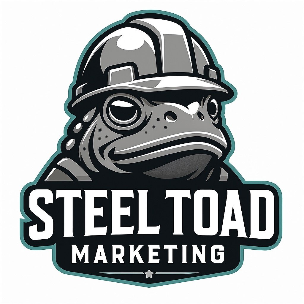 Steel Toad Marketing Logo and name mark-2